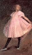 Glackens, William James Dancer in a Pink Dress France oil painting artist